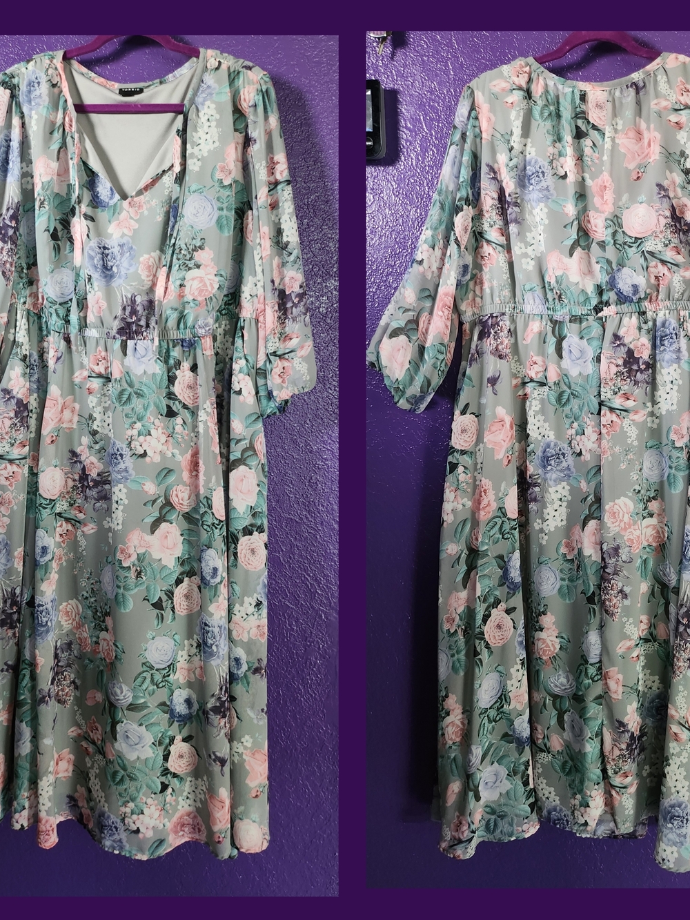 Torrid Tea Length Dress Size 2 - Picture 4 of 4
